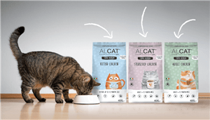 Cibo per gatti senza glutine